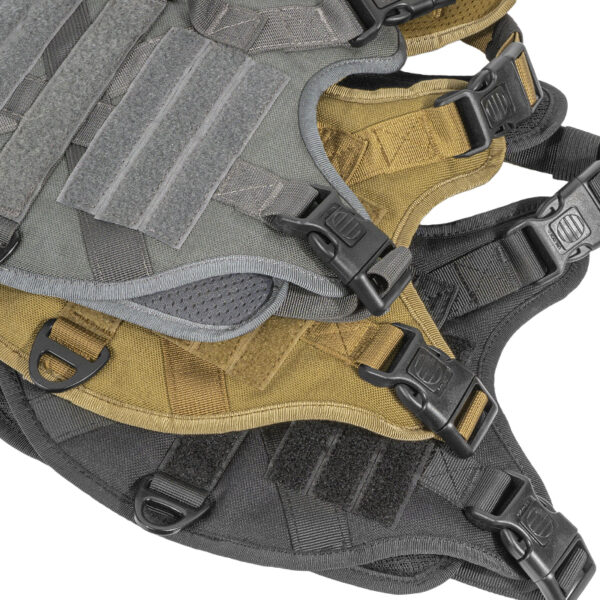 Light_Weight_Plastic_Lockable_Buckle_Tactical_Dog_Harness